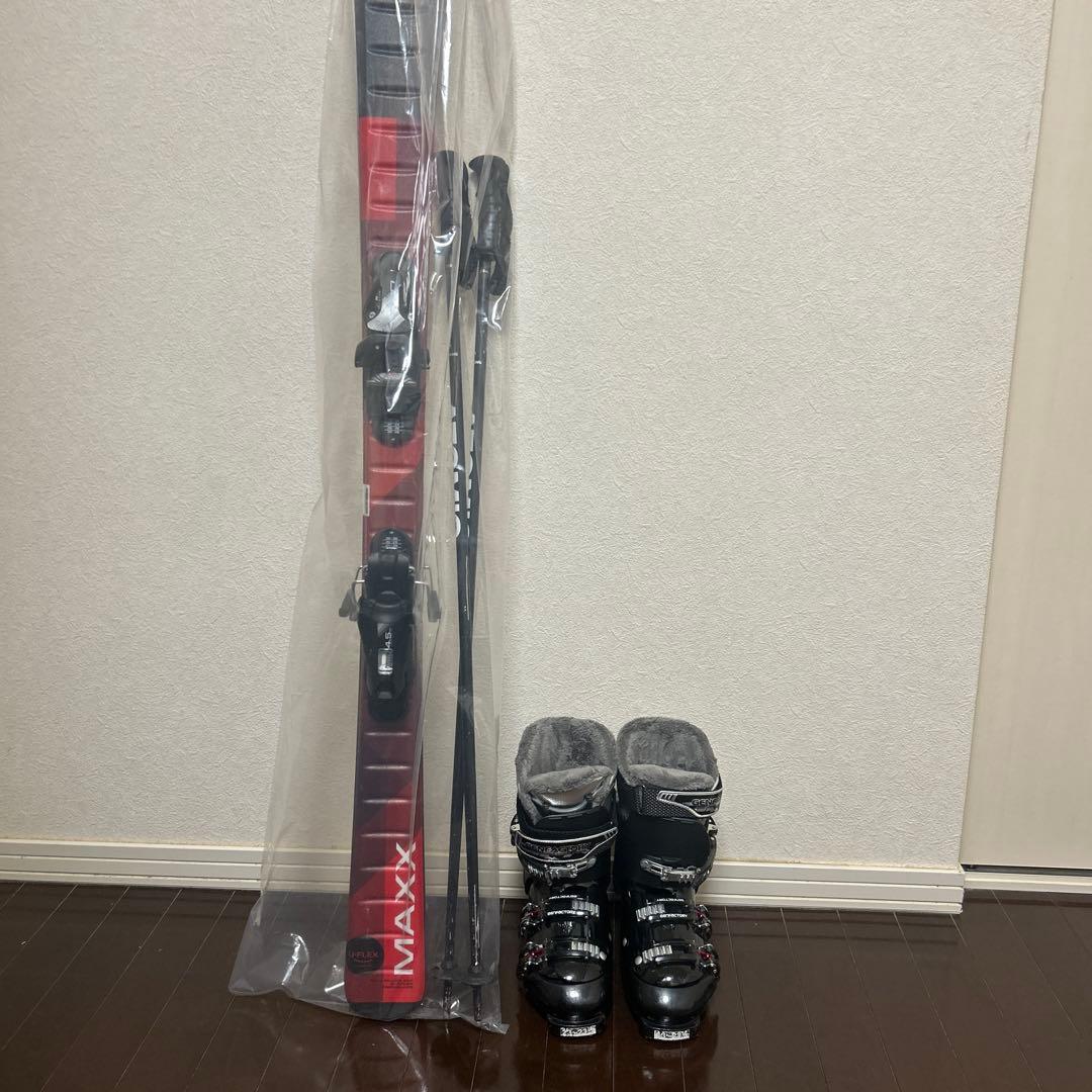 ★スキーセット★ブーツ、板、ビンディング、ストック