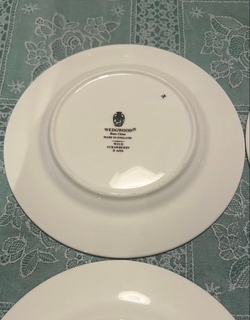 ウェッジウッド　ワイルドストロベリー　ケーキ皿　15cm 6枚セット