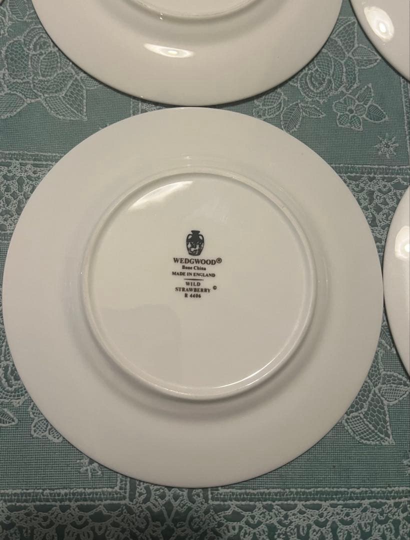 ウェッジウッド　ワイルドストロベリー　ケーキ皿　15cm 6枚セット