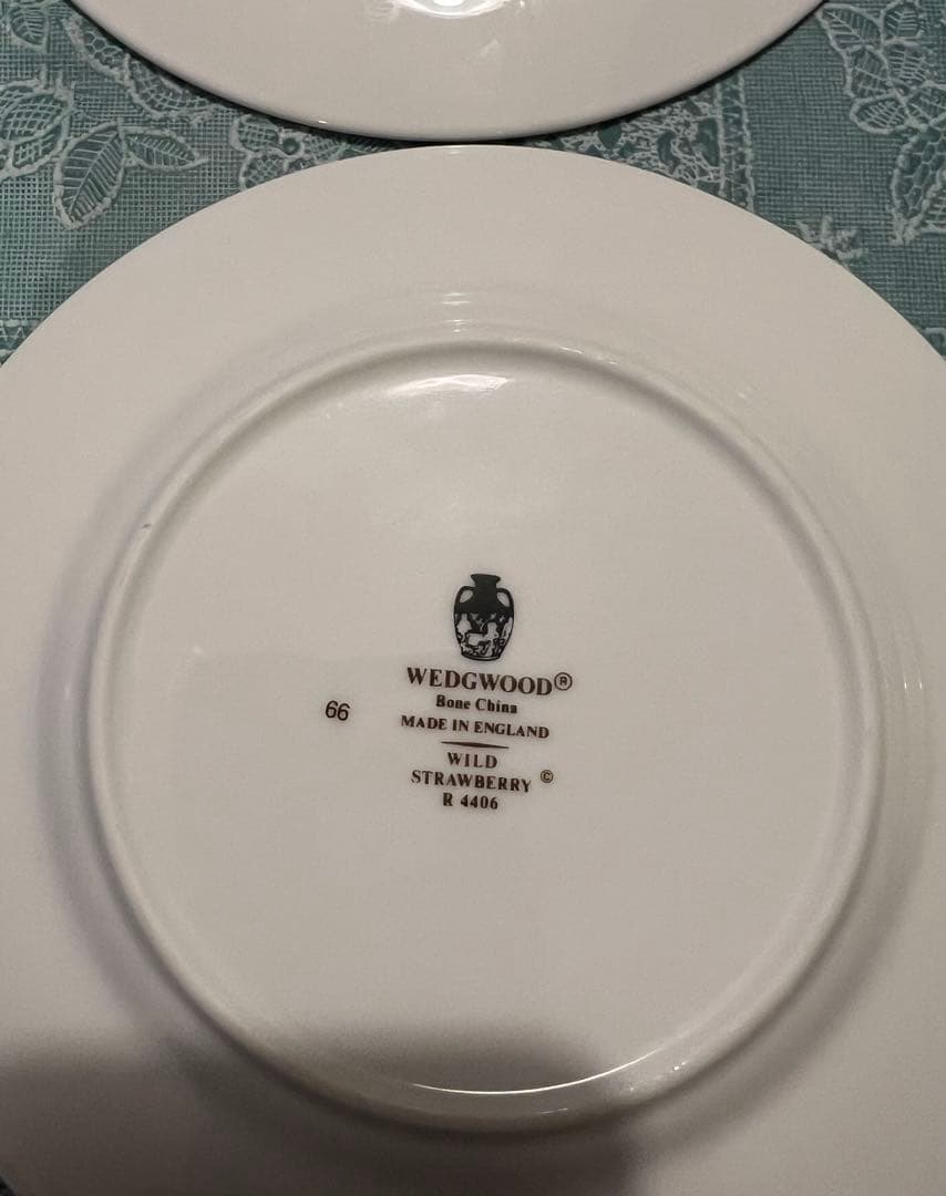 ウェッジウッド　ワイルドストロベリー　ケーキ皿　15cm 6枚セット