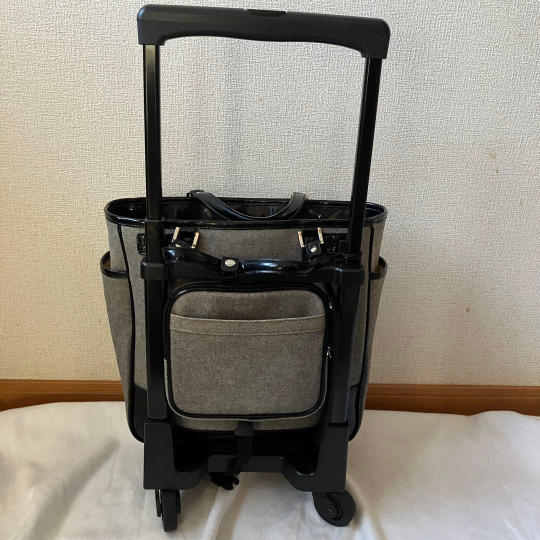 【美品】SWANY スワニー 4輪キャリーバッグ 機内持ち込可　モノグラーモ