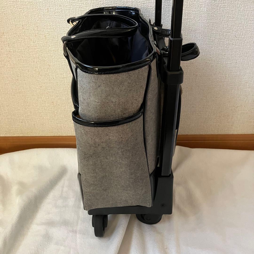 【美品】SWANY スワニー 4輪キャリーバッグ 機内持ち込可　モノグラーモ