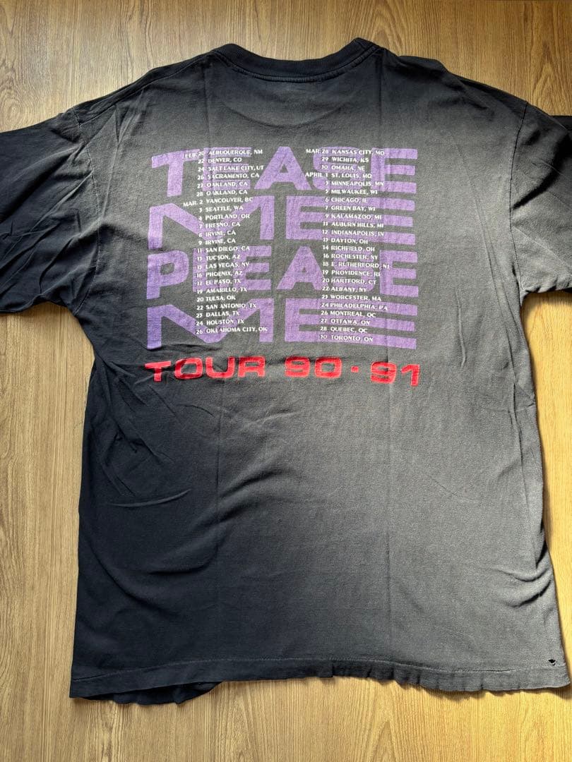 トップス SCORPIONS TEASE ME PLEASE ME TOUR 90-91