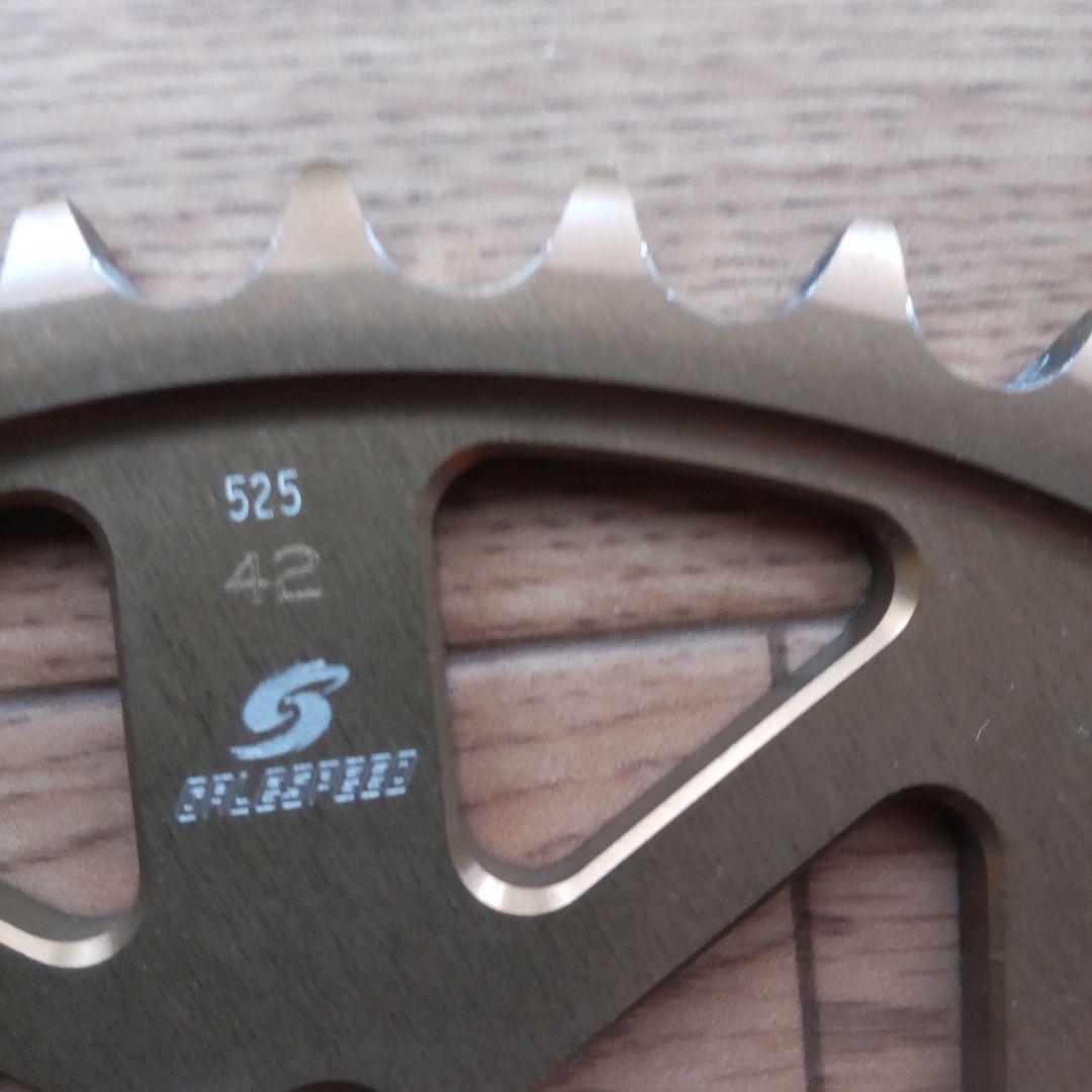 XAM Z900RS 42Tリアスプロケットと15Tフロントスプロケット