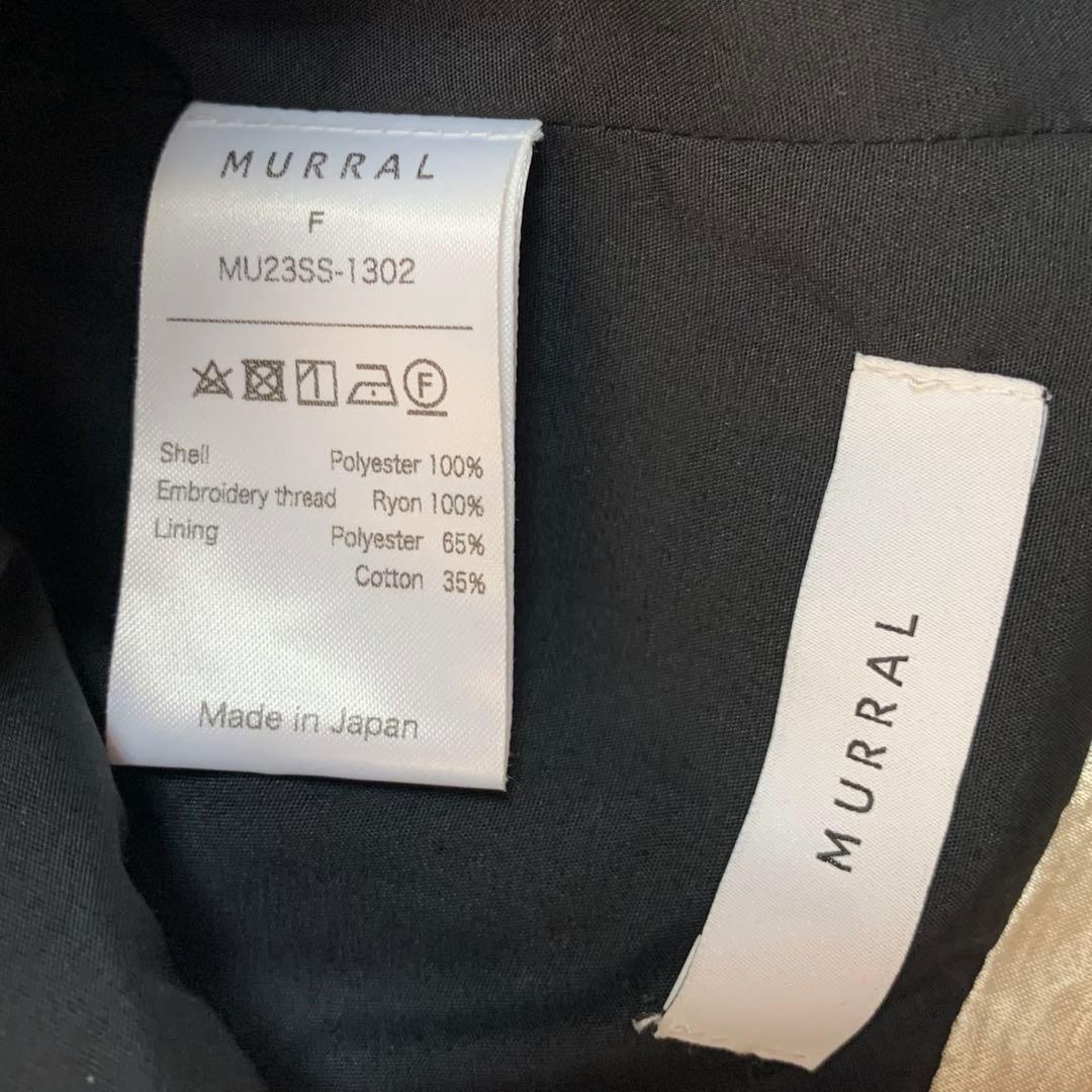 帽子 MURRAL 23SS Quartz embroidery hat