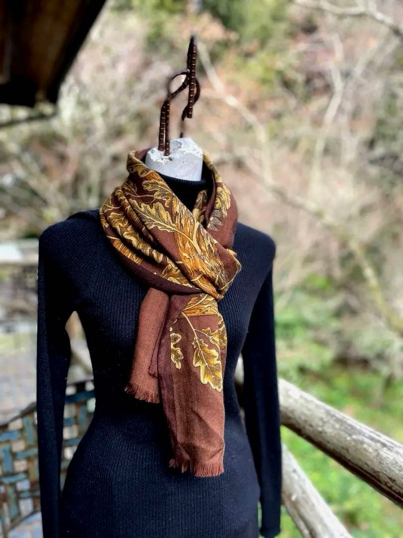 HERMES カシミヤ　マフラー