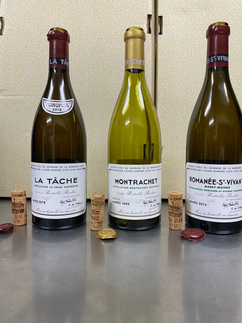 ◼️空き瓶◼️DRC ラターシュ モンラッシェ サンヴィヴァン　コルクキャップ付き