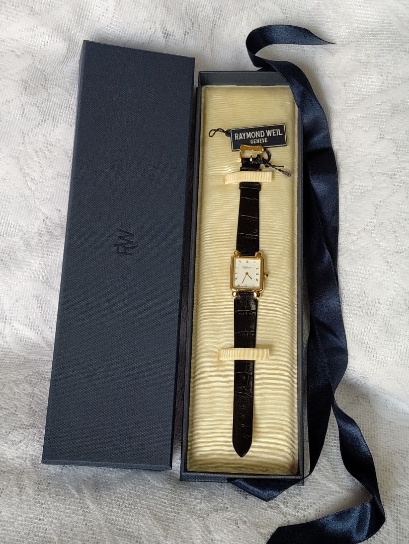 RAYMOND WEIL アナログ腕時計 ゴールド/ブラック