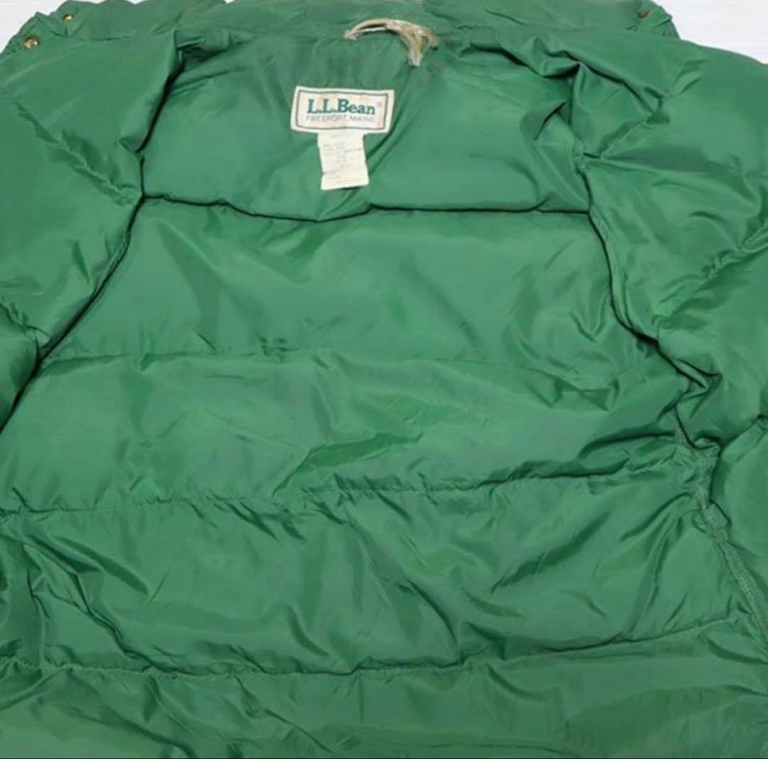 80s L.L.BEAN アメリカ製 ダウンベスト 旧タグ 旧ロゴ