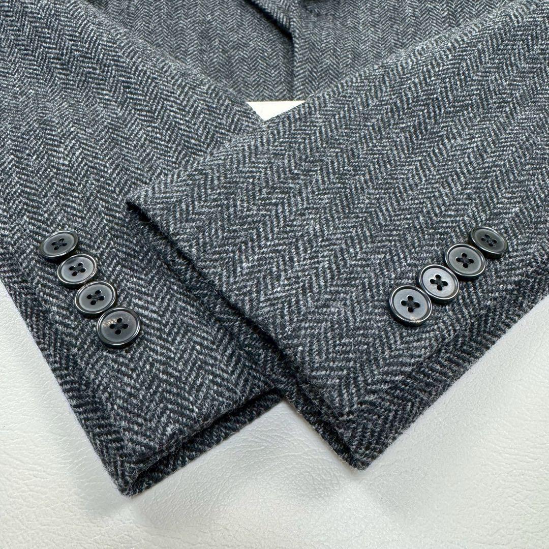 極美品✨トゥモローランドピルグリム ヘリンボーン テーラード ツイード 44 S