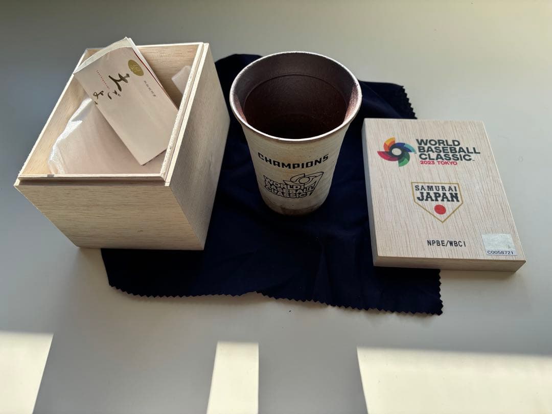 2023WBC優勝記念 信楽焼タンブラー