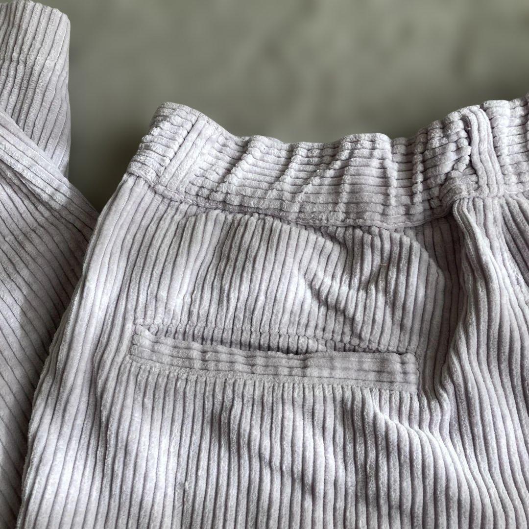 ネストローブ It's ME 太畝カラーコーデュロイパンツnestRobe