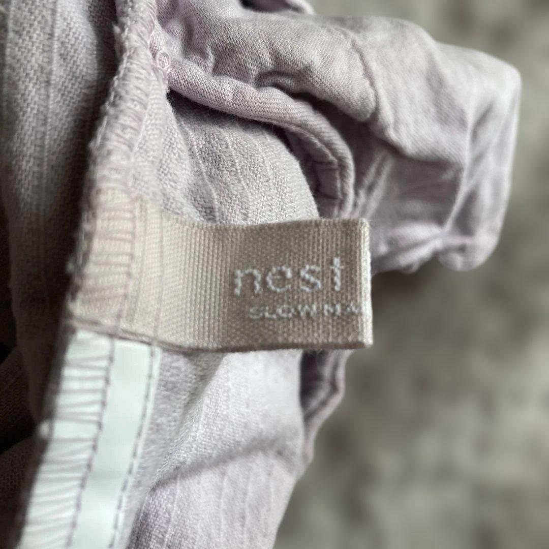 ネストローブ It's ME 太畝カラーコーデュロイパンツnestRobe