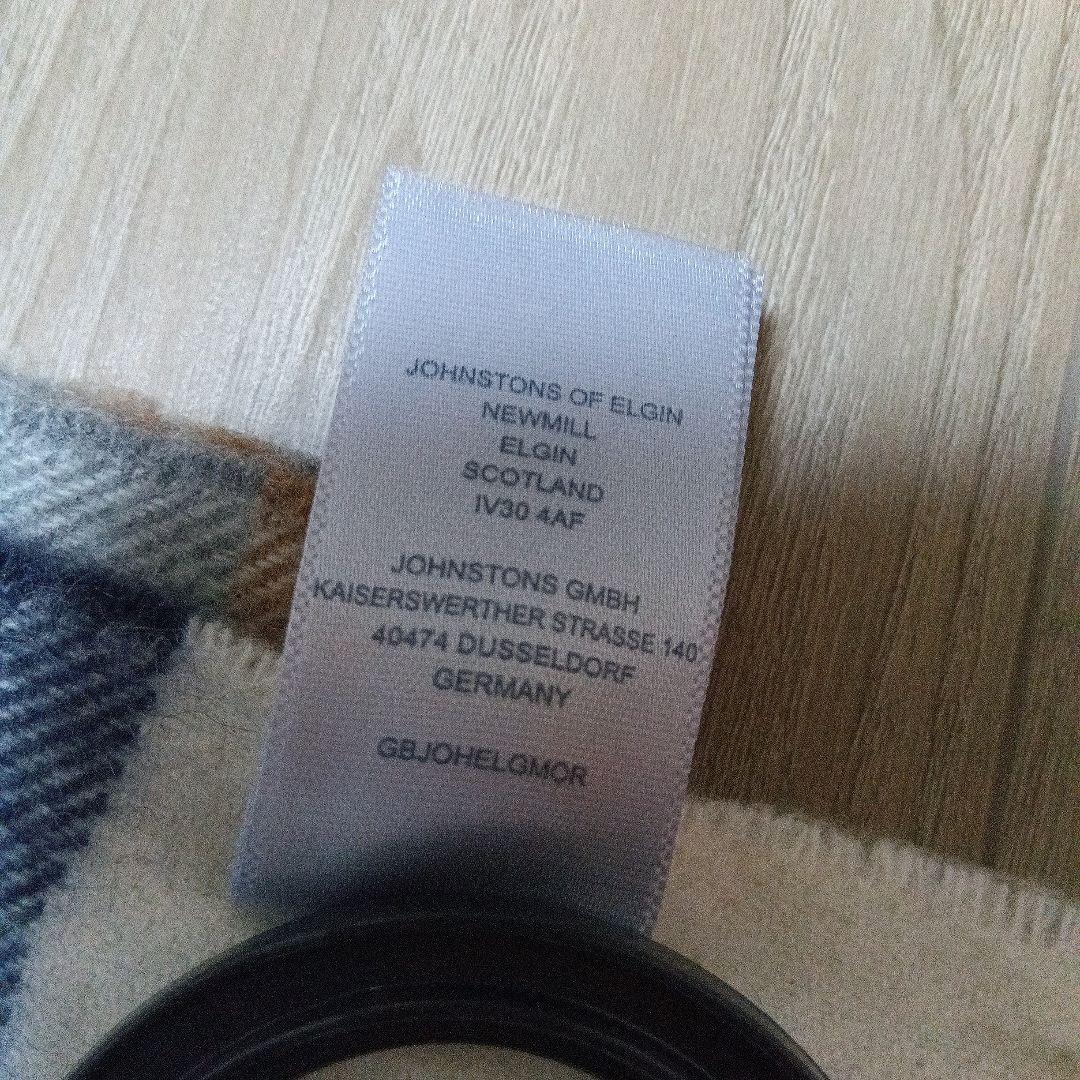 Johnstons of Elgin カシミヤ 大判ストール★ジョンストンズ
