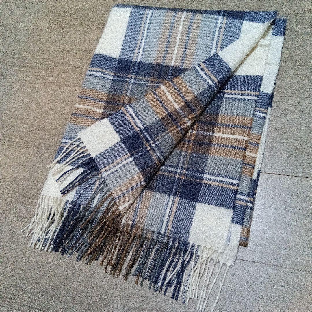 Johnstons of Elgin カシミヤ 大判ストール★ジョンストンズ