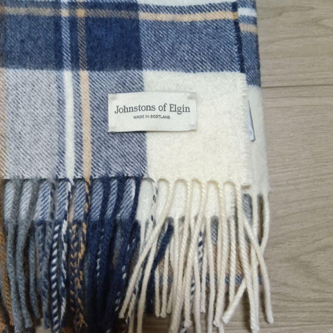 Johnstons of Elgin カシミヤ 大判ストール★ジョンストンズ