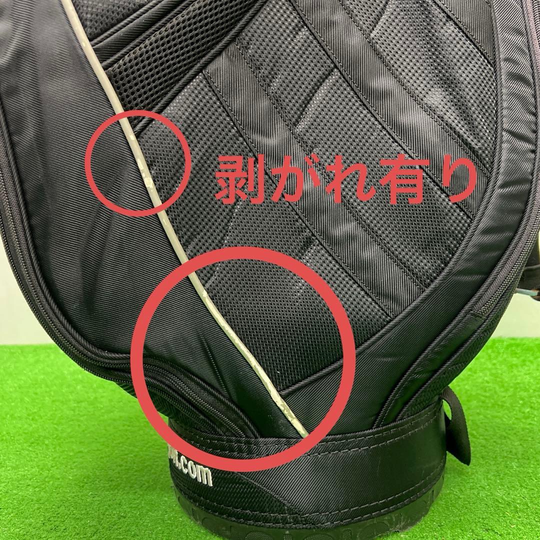 アディダス adidas ゴルフバッグ　8インチ　ブラック　中古品　メンズ