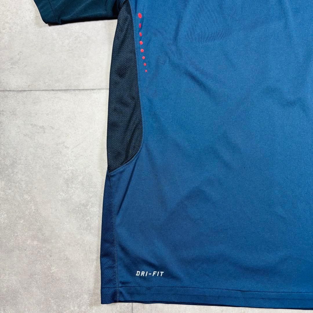 古着ナイキ　サッカーシャツ　Nike Dri-FIT USA代表シャツ　メッシュ