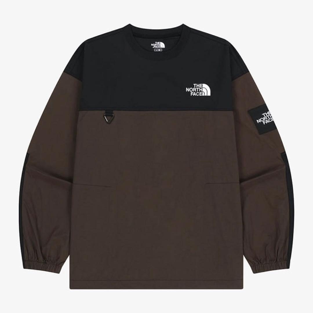 XXXL＊アルバニークルーネック　ブラウン　黒＊ロンT＊ノースフェイス＊韓国限定