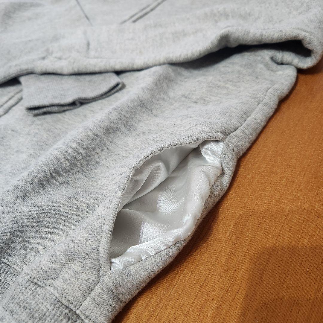 Le pivot リサイクル裏毛起毛ZIPパーカー M 杢グレー