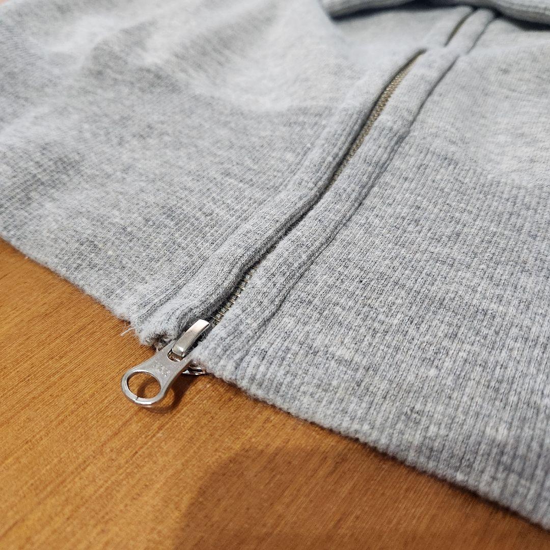 Le pivot リサイクル裏毛起毛ZIPパーカー M 杢グレー