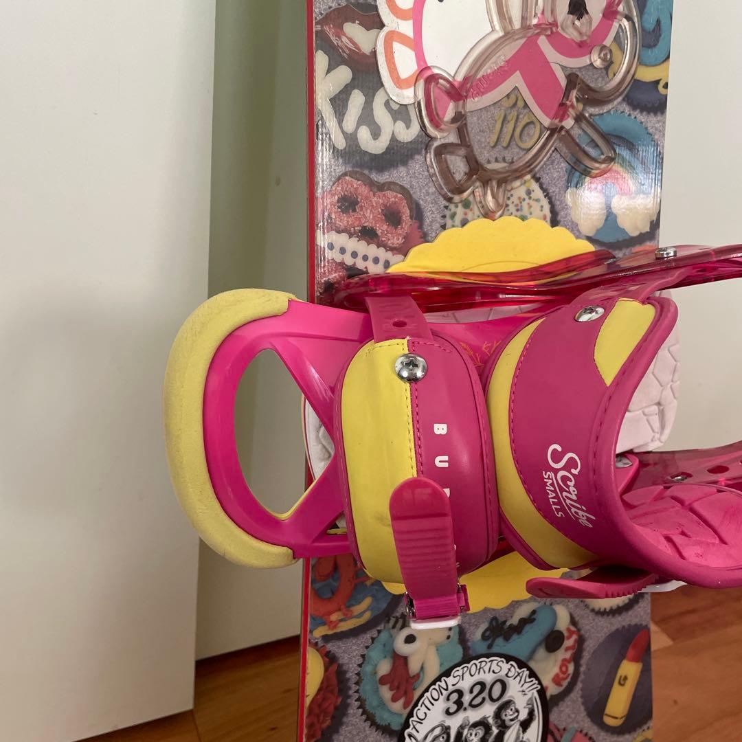 中古　BURTONスノーボードSET 110センチ