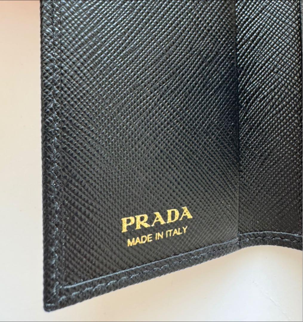 PRADA プラダ 超美品 サフィアーノ 1PG004 キーケース キーリング