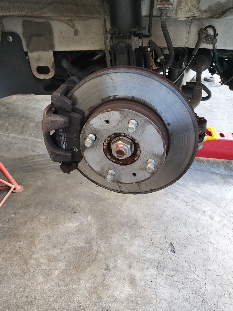 DA17Wで使用 DA32Wブレーキローターと13Vキャリパーステイセット