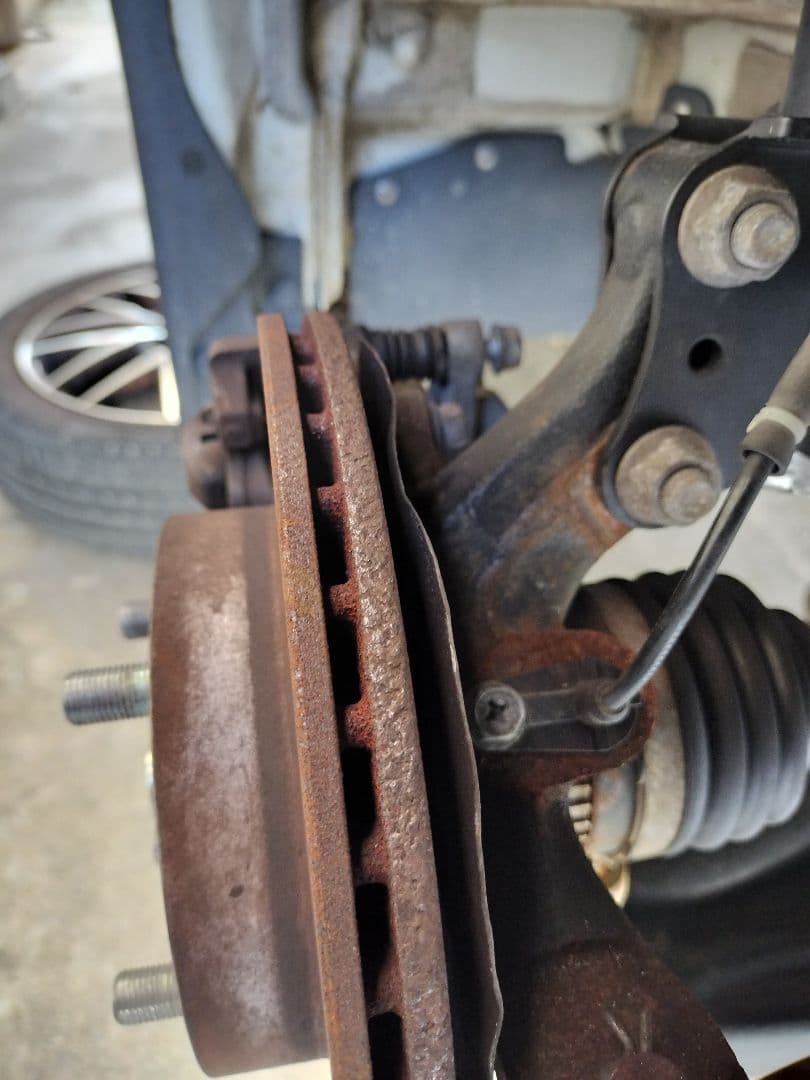 DA17Wで使用 DA32Wブレーキローターと13Vキャリパーステイセット