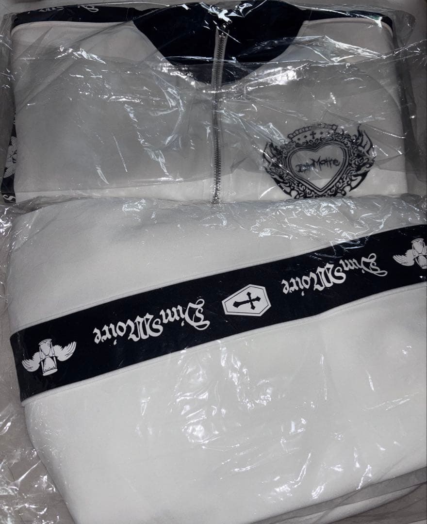 dimmoire ディムモアール ロゴプリントジャージトップス