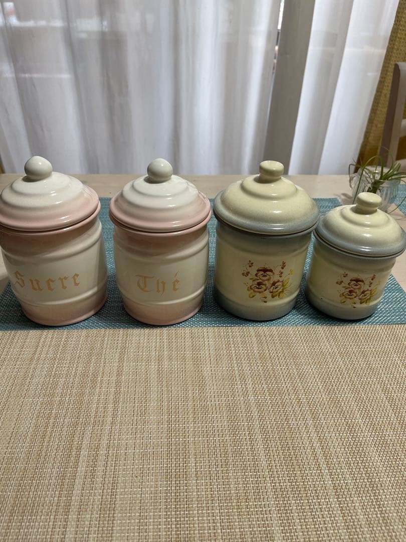 イマンホーロー　キャニスター4点セット