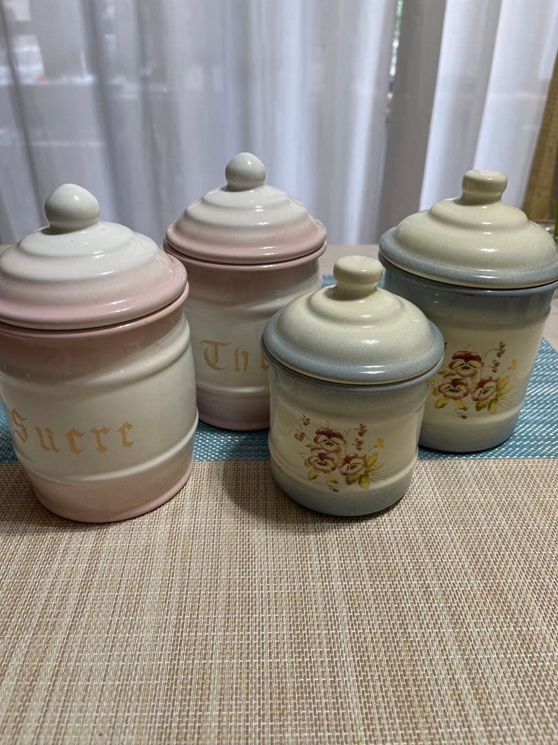 イマンホーロー　キャニスター4点セット