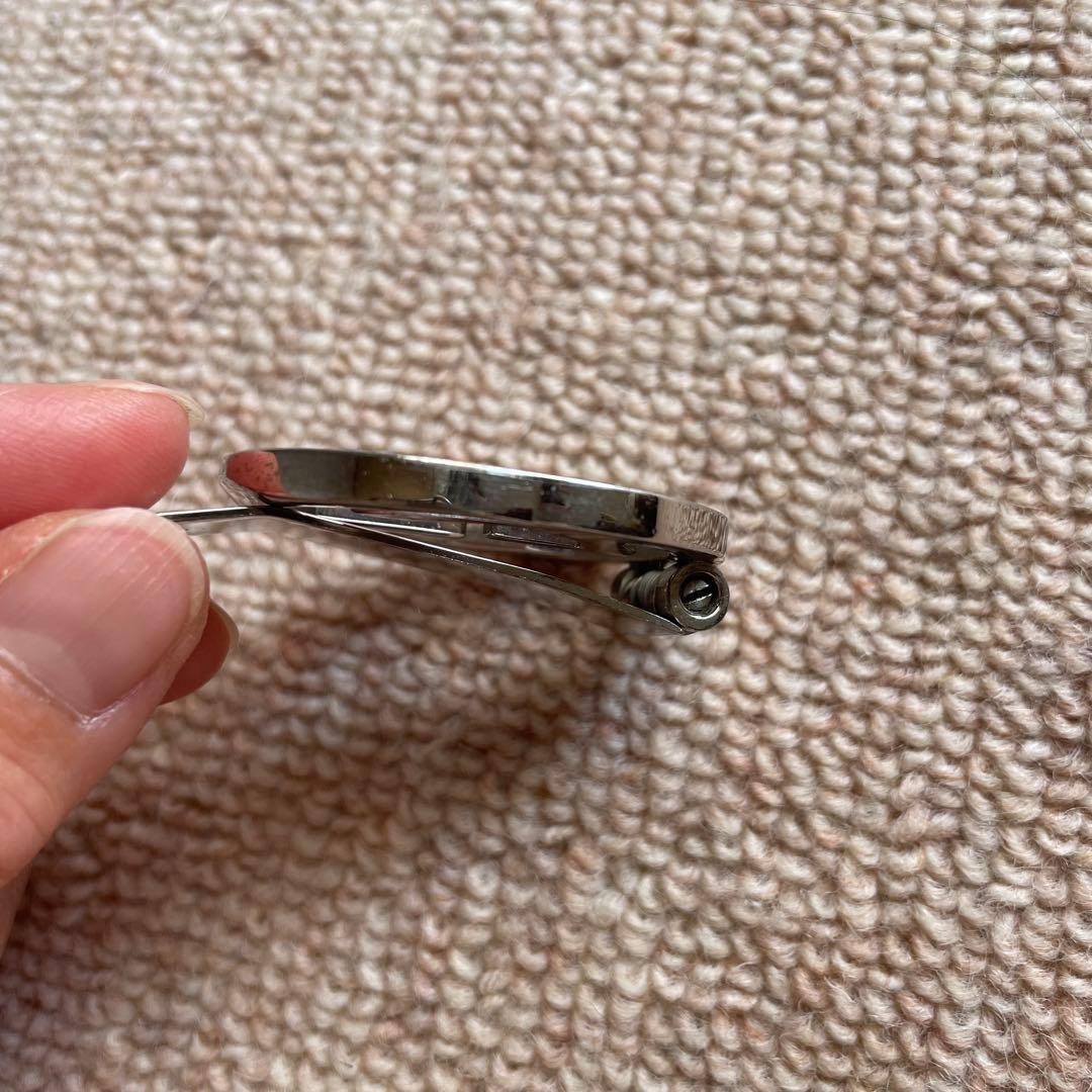 Gucci マネークリップ インターロッキングG メッキ ブラック シルバー