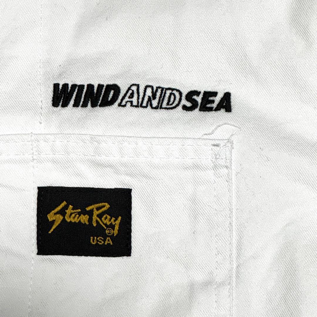 良好　ウィンダンシー×スタンレイ ペイントデニムジャケット 白 ＵＳＡ製 希少