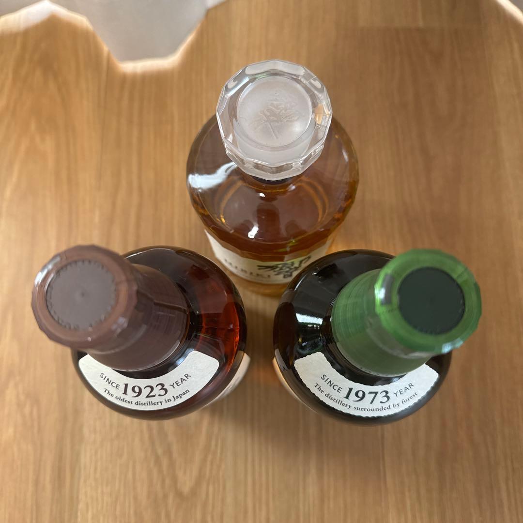 山崎　白州　響　3本セット　最安値　バラ売り不可　山崎12年追加可能