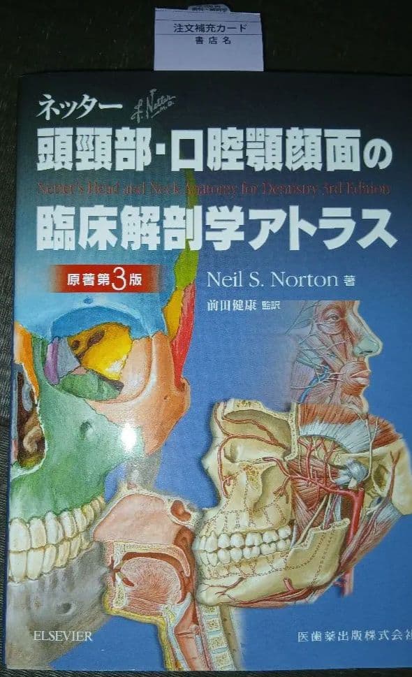 新品同様　頭頸部・口腔顎顔面の臨床解剖学アトラス 第3版