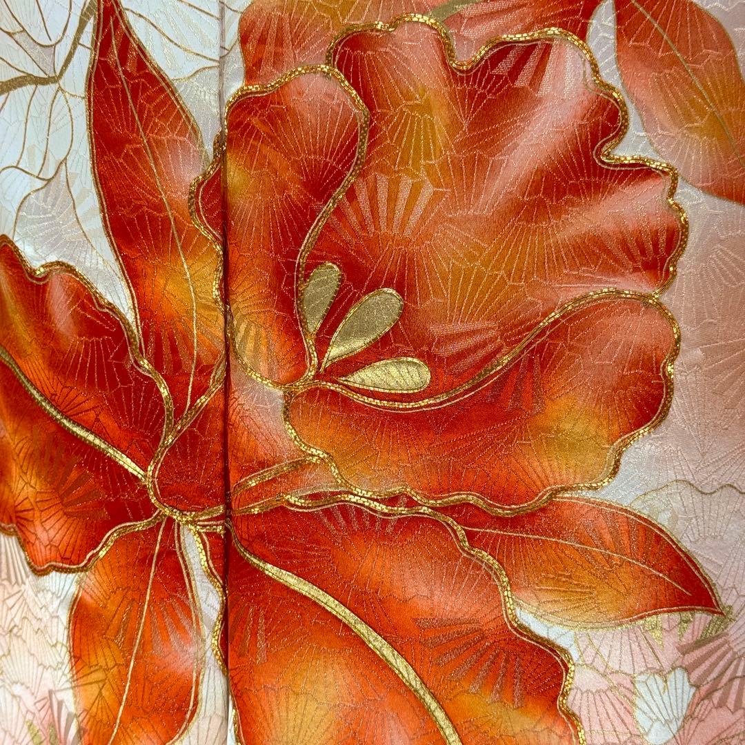 セミアンティーク　振袖フルセット　西陣織袋帯　156〜166　カトレア　可愛い❤︎