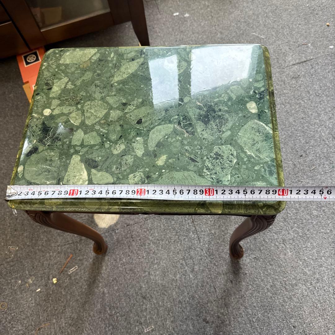 ミ*ナ様 イタリア製 大理石トップ 猫脚 サイドテーブル