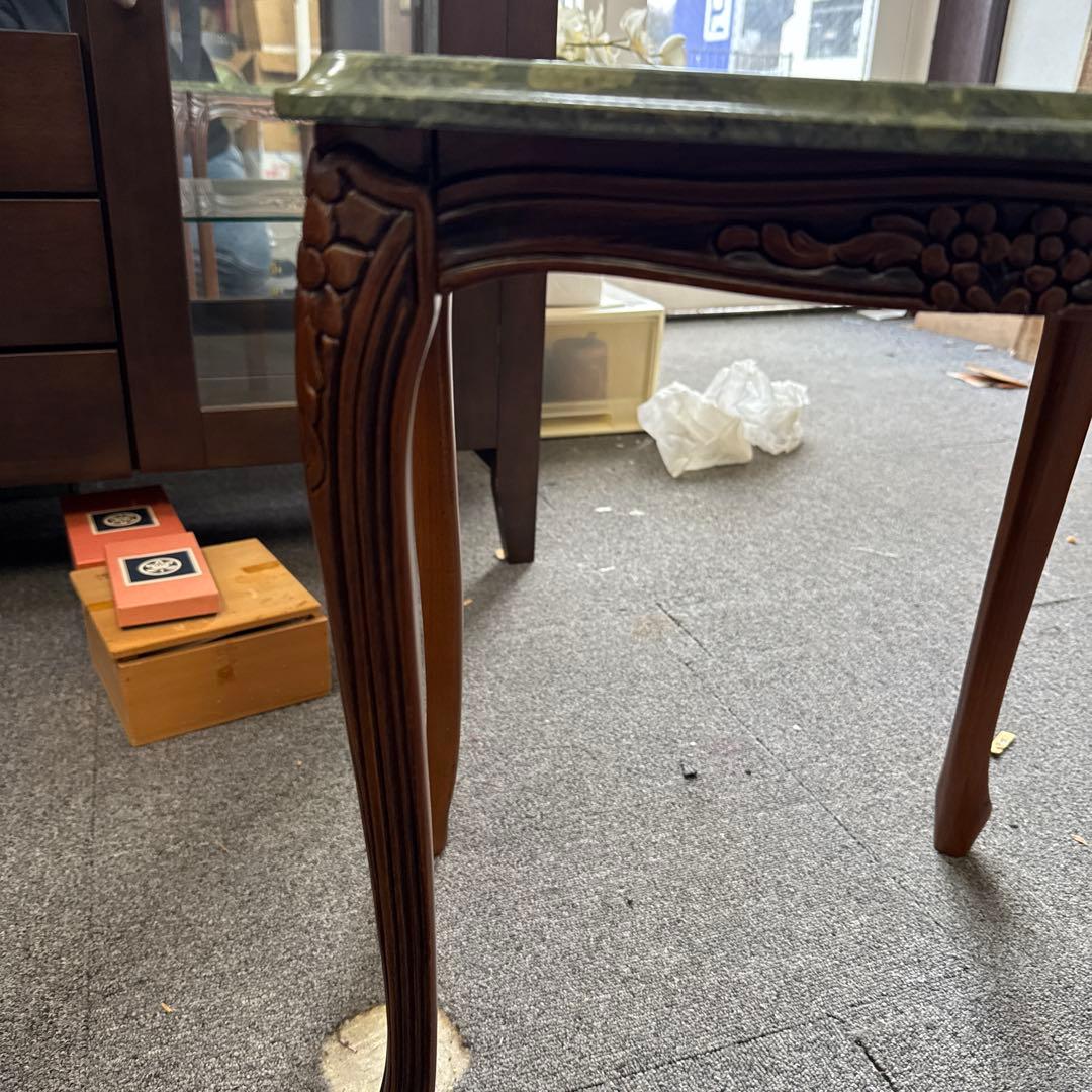 ミ*ナ様 イタリア製 大理石トップ 猫脚 サイドテーブル