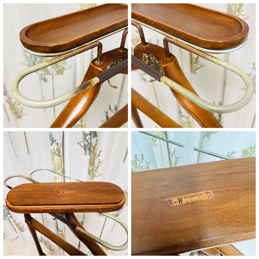 Najico ヴィンテージ　木製ハンガー ハンガーラック 洋服掛