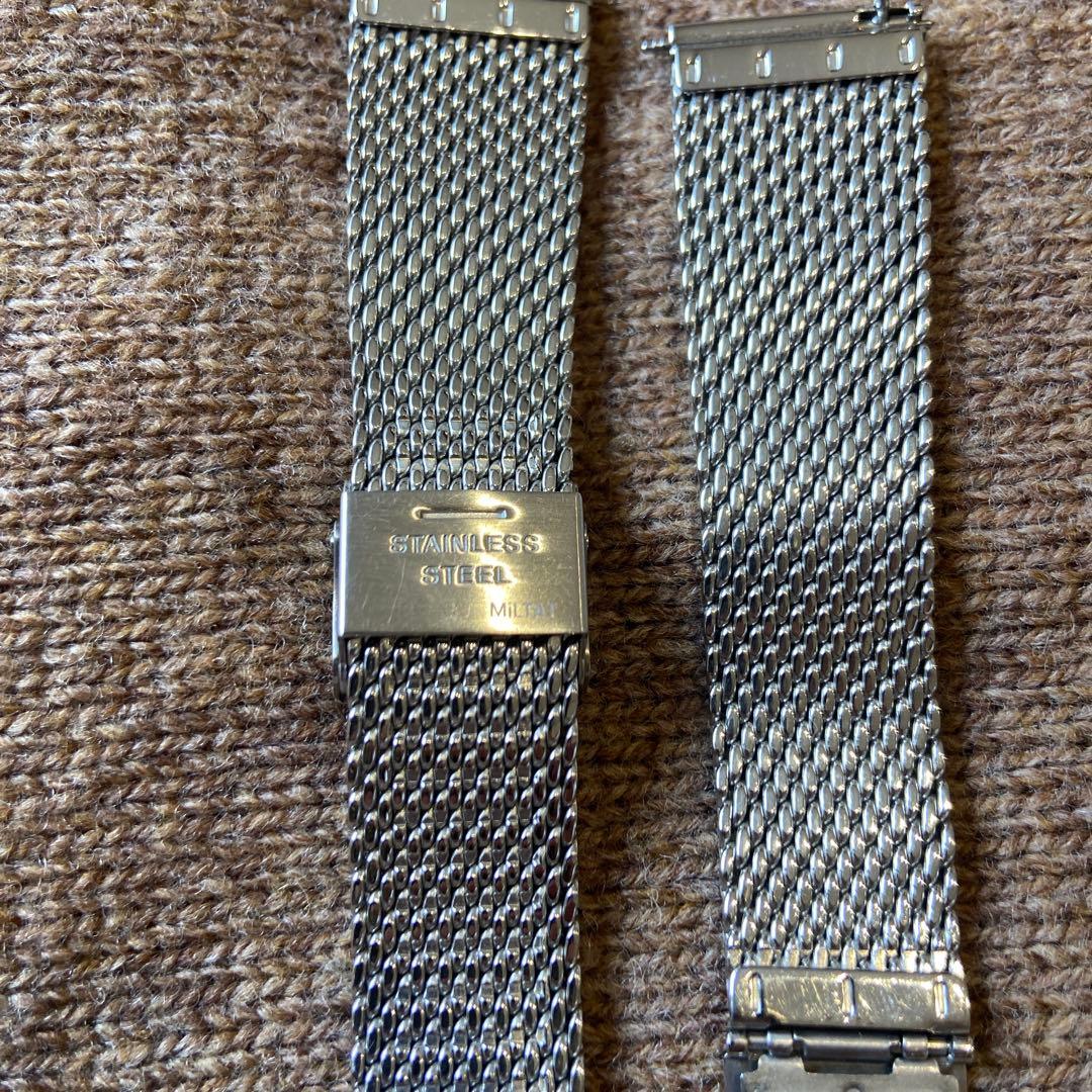 MiLTAT TAIKONAUTメッシュベルトミラネーゼ　20mm