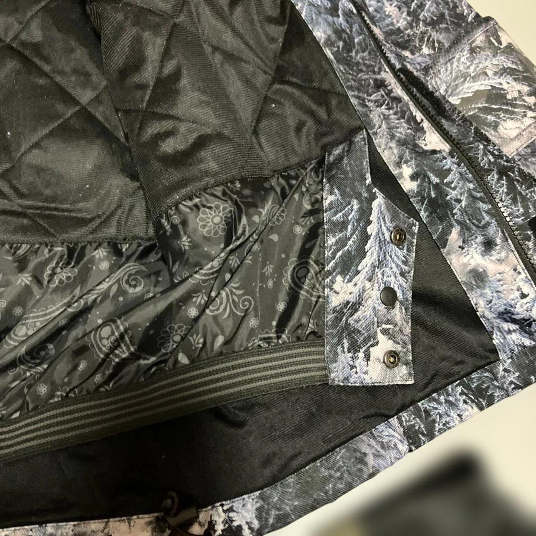 PONTAPES スキー スノボ ウェア 上下 メンズL 黒白