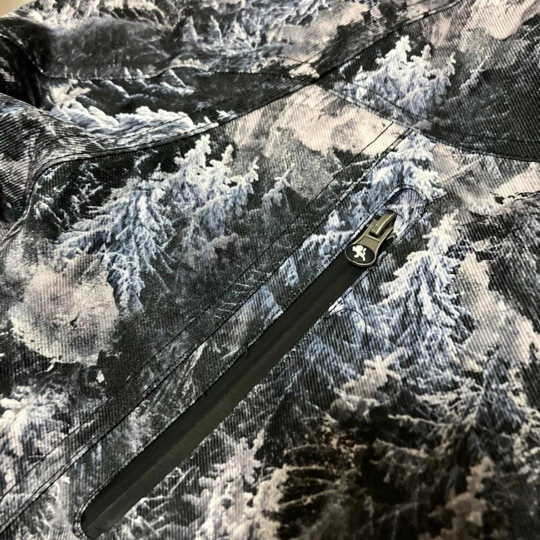 PONTAPES スキー スノボ ウェア 上下 メンズL 黒白