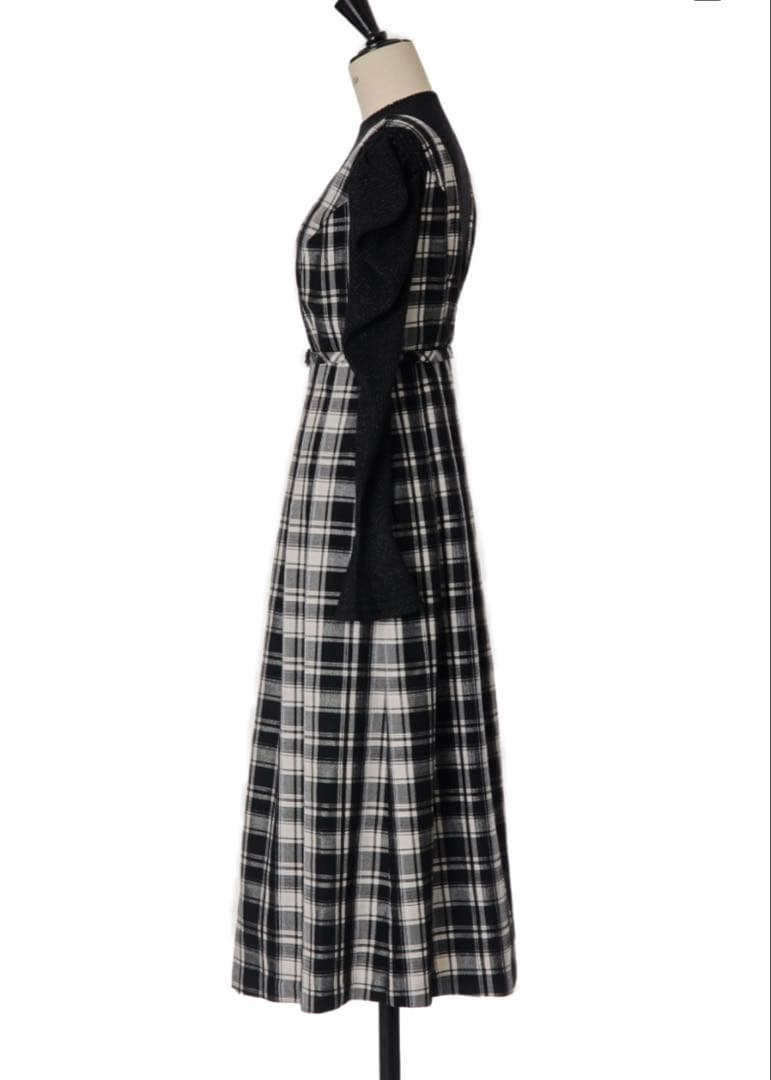 ワンピース Her lip to Classic Plaid Jumper Dress