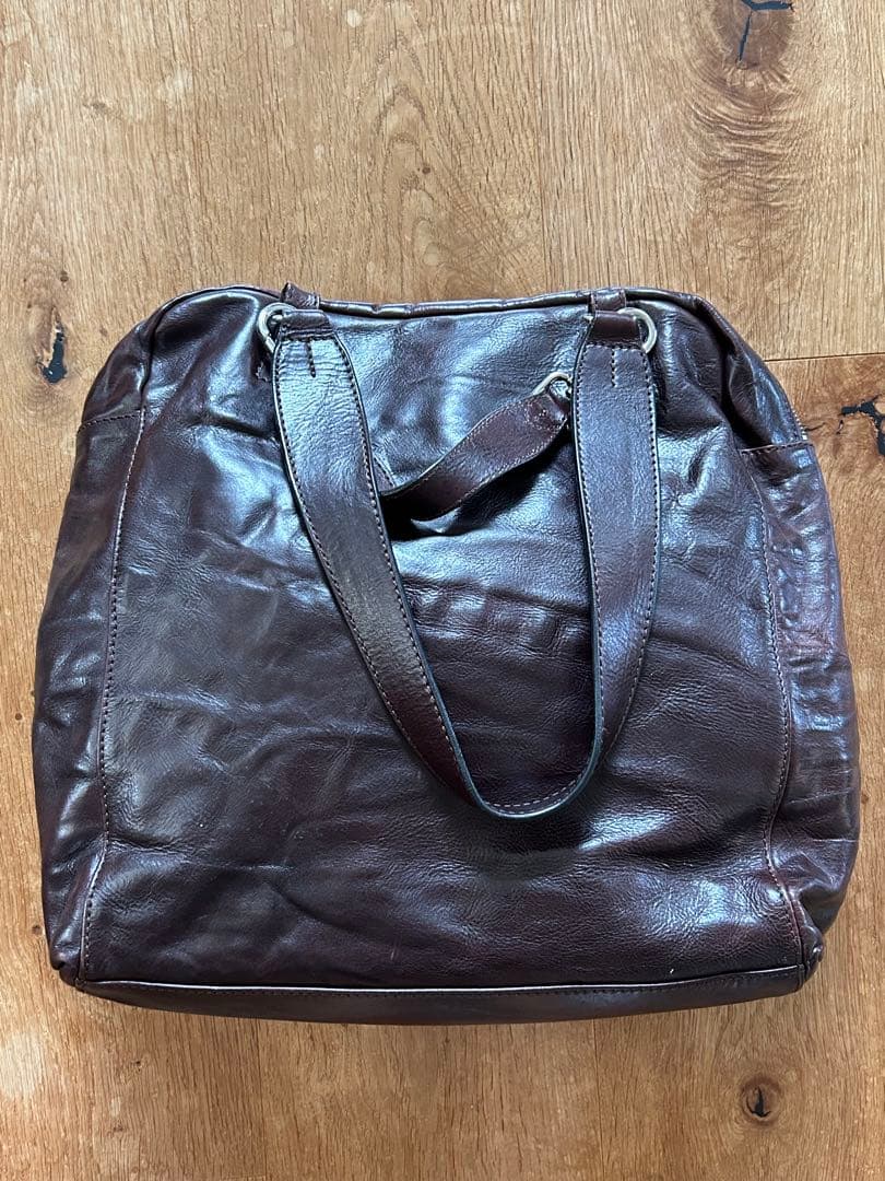 Daniel & Bob ダークブラウン レザー バッグ