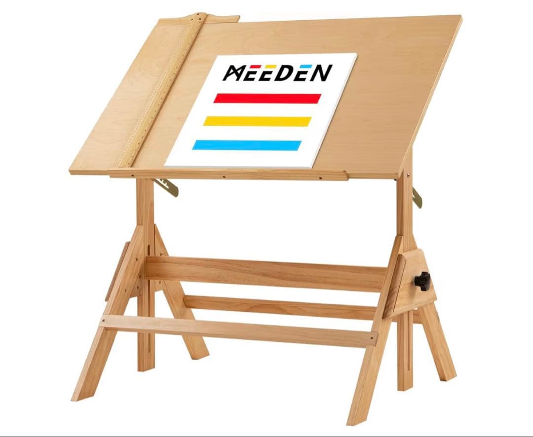 MEEDEN 製図台　製図テーブル　製図机　 90×60cm