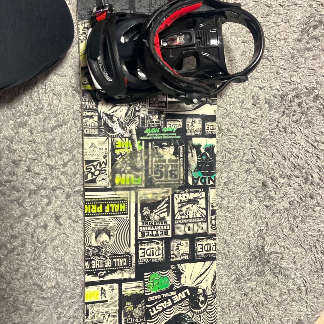 RIDE スノーボード156cm K2 バインディング ケース付き　3点セット