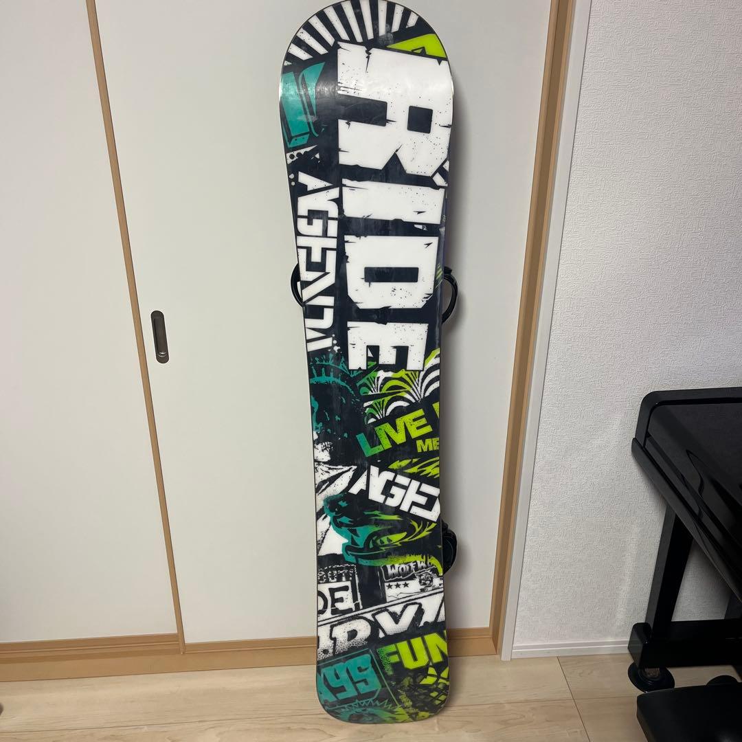 RIDE スノーボード156cm K2 バインディング ケース付き　3点セット