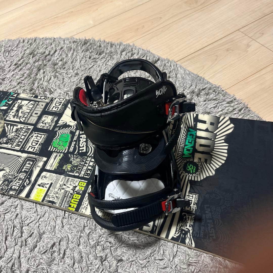 RIDE スノーボード156cm K2 バインディング ケース付き　3点セット