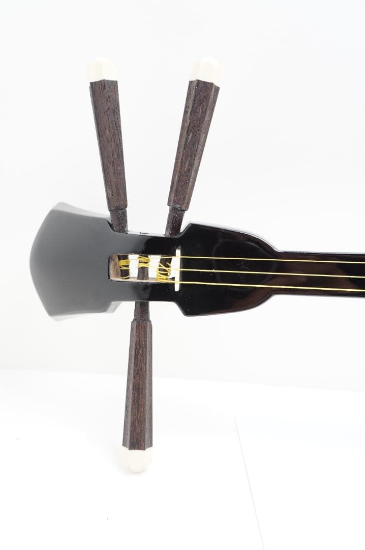 ＜美品＞沖縄三線 人工皮　 鍵付き　ハードケース　セット